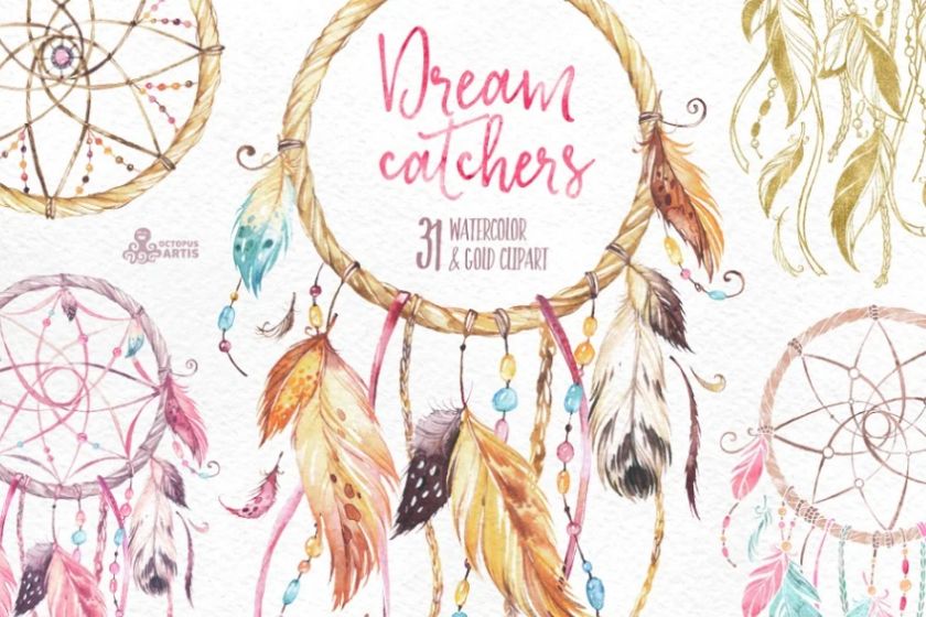 Tribal Dream catcher Illustrations and Cliparts