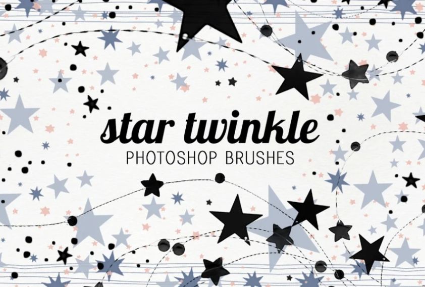 Twinkle Star Photoshop Brushes