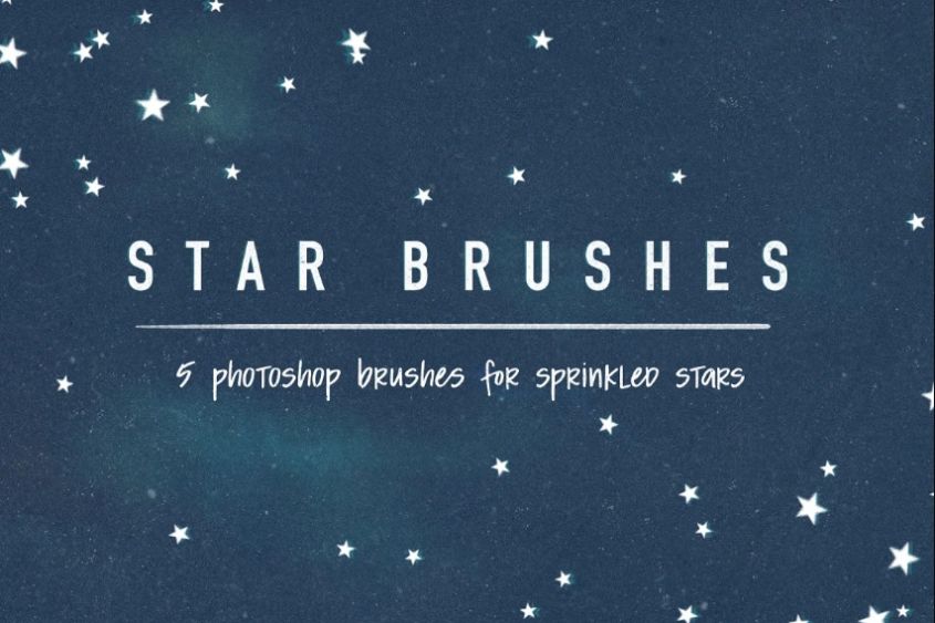 Unique Sprinkled Star Brushes