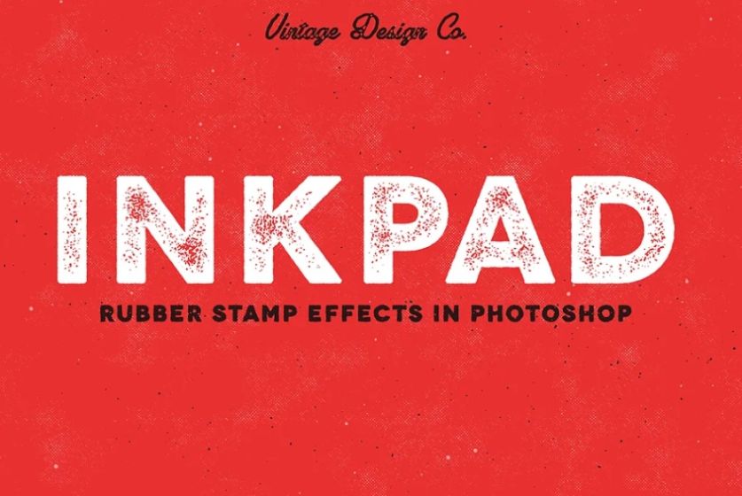Vintage Rubber Stamp Effects