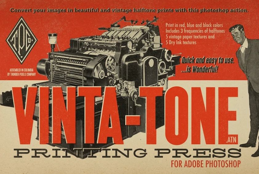Vintage Tone Press PS Action