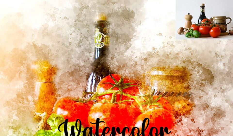 Water color Photoshop Action