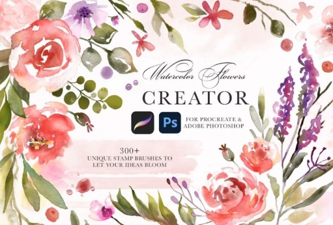 wedding floral brushes photoshop free download