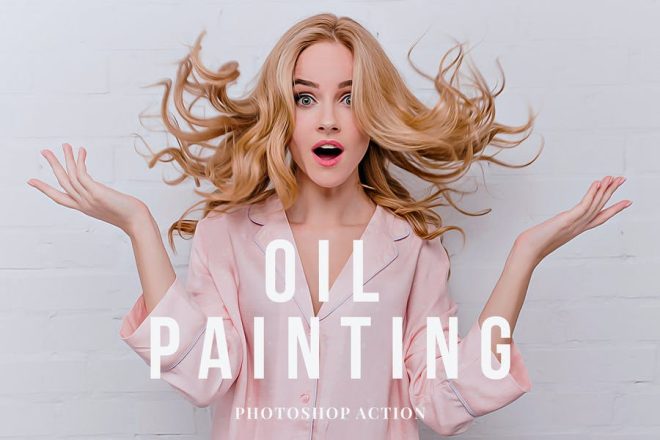 15+ Oil Painting Actions Photoshop ATN FREE - Graphic Cloud