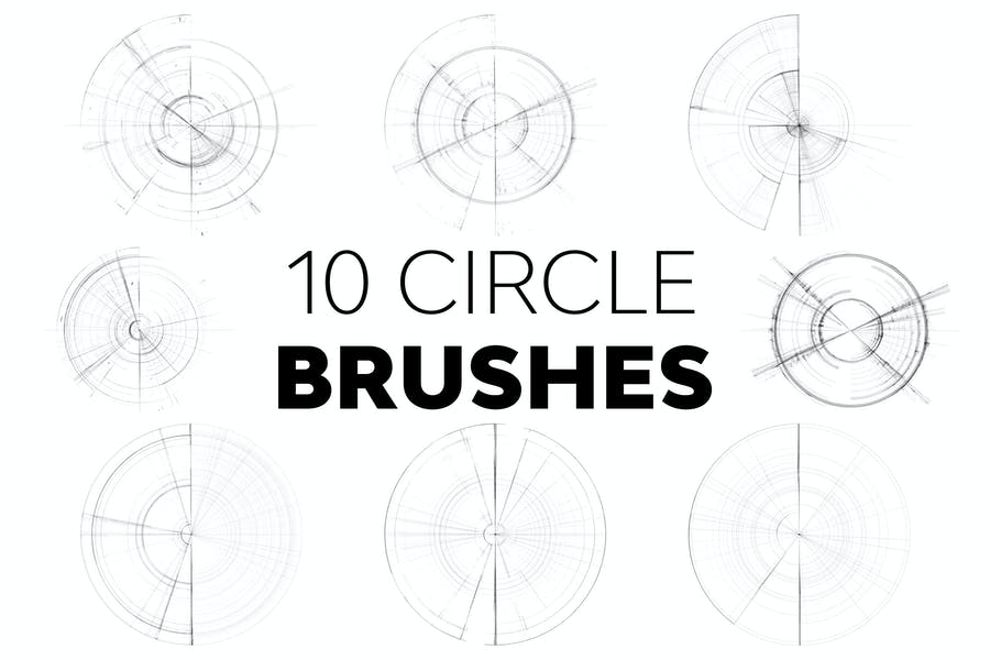 10 Circle Drawing Brushes