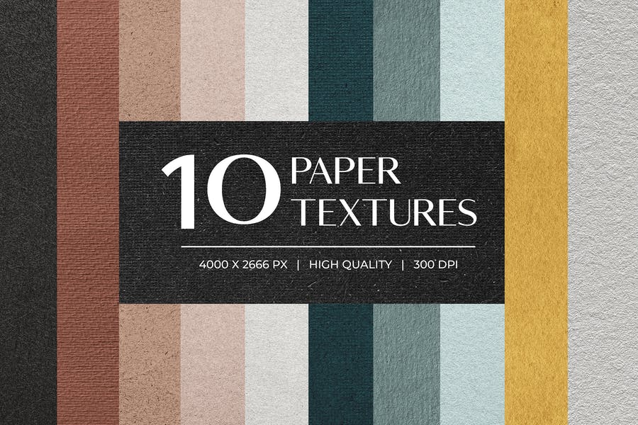 10 High Quality Paper Textures