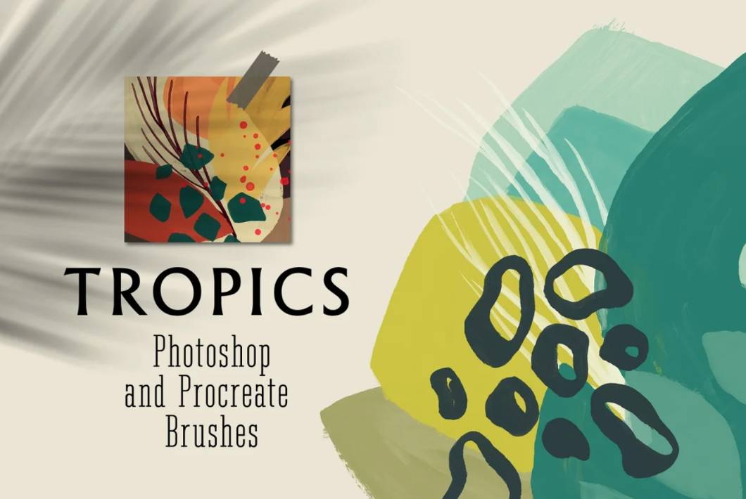 100 Unique Tropic Brushes