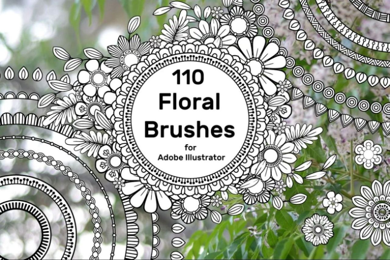 Procreate Brushes by Bukonia 17  Petal Line Brush 8 of 8