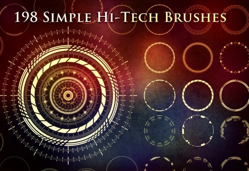 198 High Tech Brushes Set