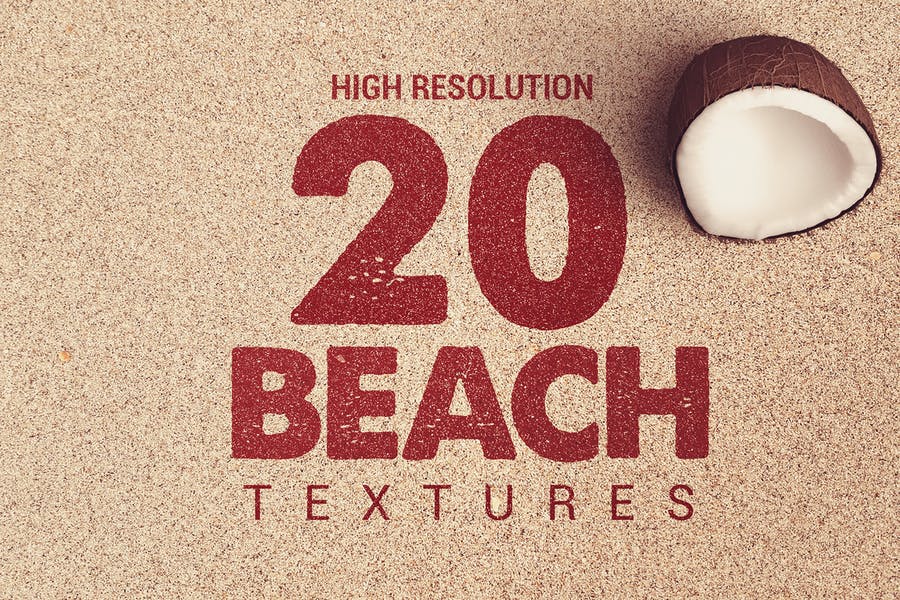 20 Creative Beach Textures Pack