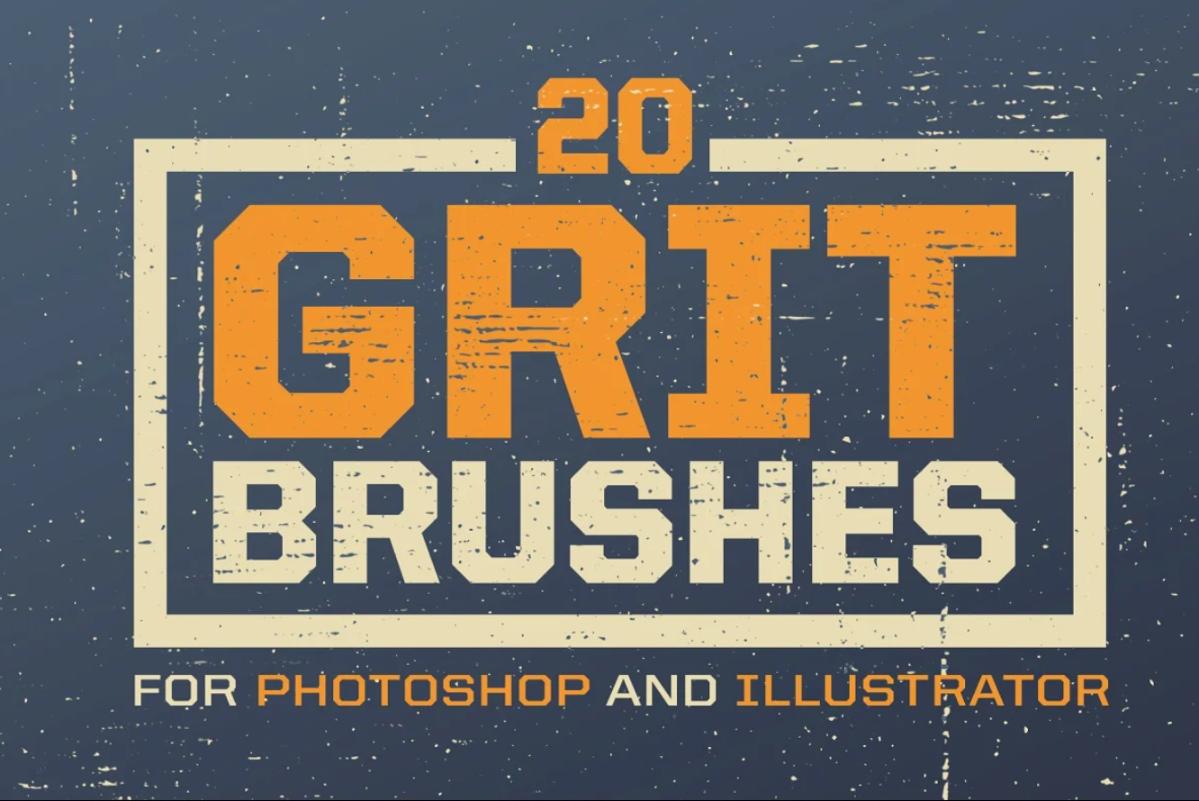 20 Grit Textures for Photoshop and Illustrator