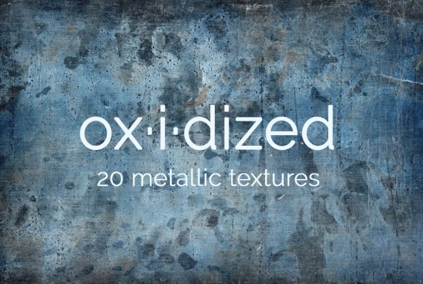 20 Oxidized Steel Textures Pack