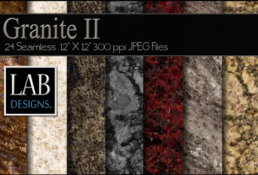 24 Seamless Granite Textures Pack