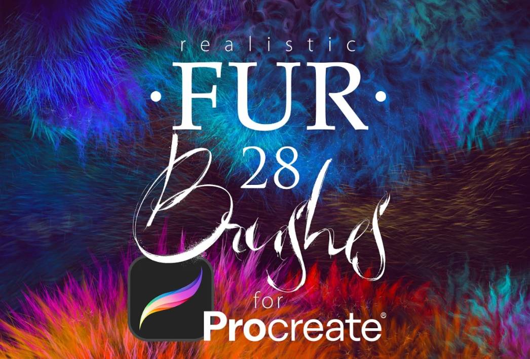28 Realistic Fur Procreate Brushes