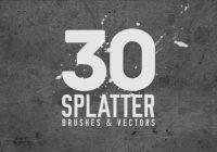 30 Splatter Brushes