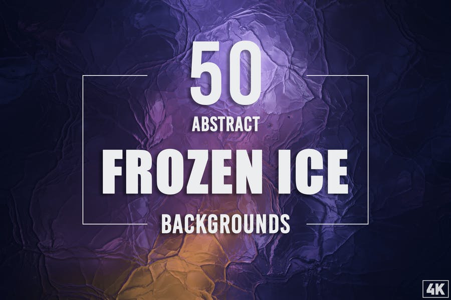 50 Abstact Frozen Ice Textures