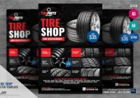 Tire Shop Promotional Flyers