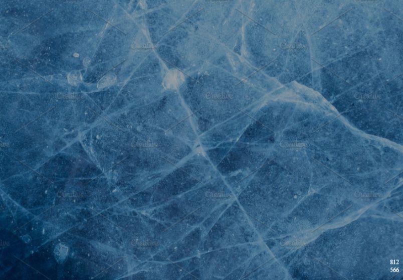Abstract Blue Ice Textures