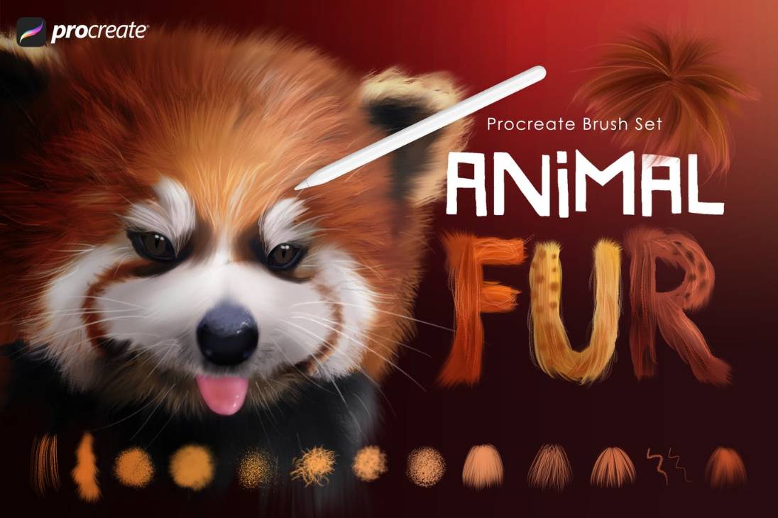 Animal Fur Brush Designs