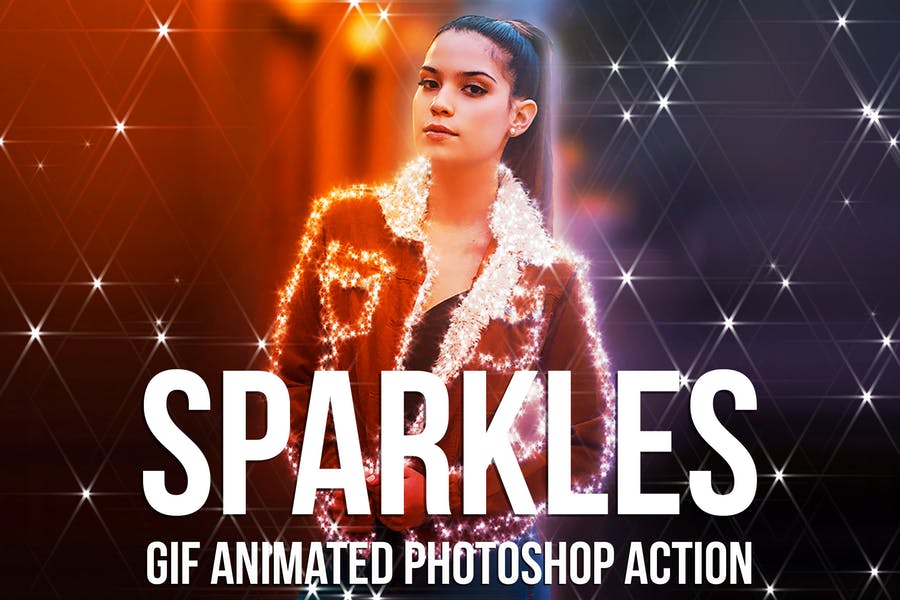 Creative Sparkles Photoshop Action
