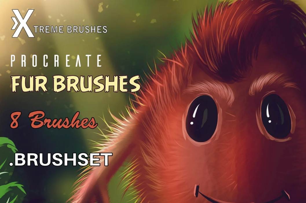 20+ Fur Brushes ABR Procreate Free Download - Graphic Cloud