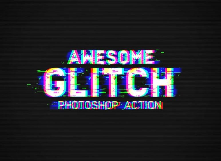 Awesome Glitch Poster ATN