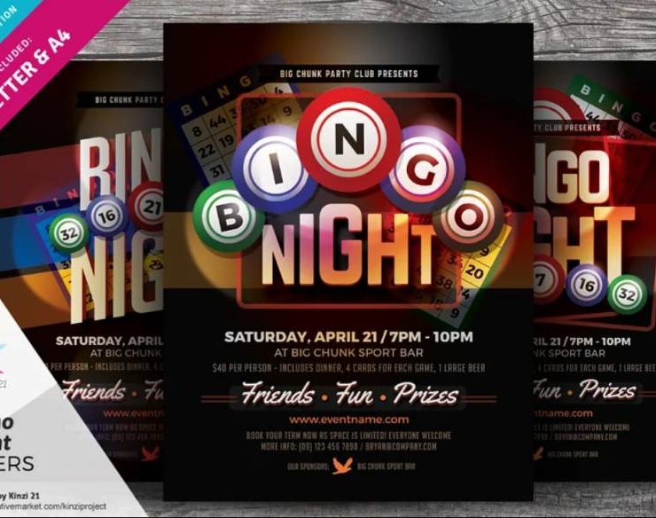 15+ Bingo Night Flyer Template PSD AI FREE Download