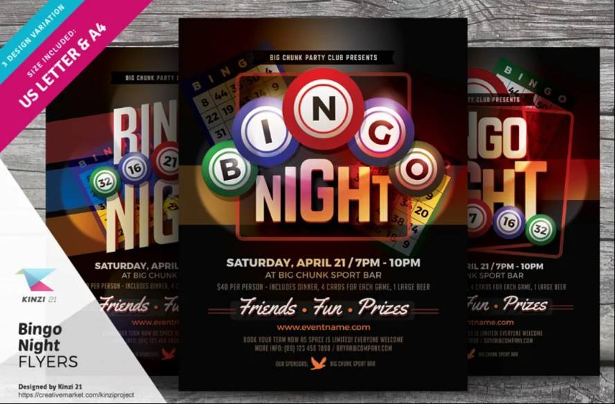 Bingo Night Promotional Flyer