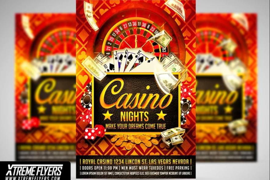 Casino Event Promotional Poster