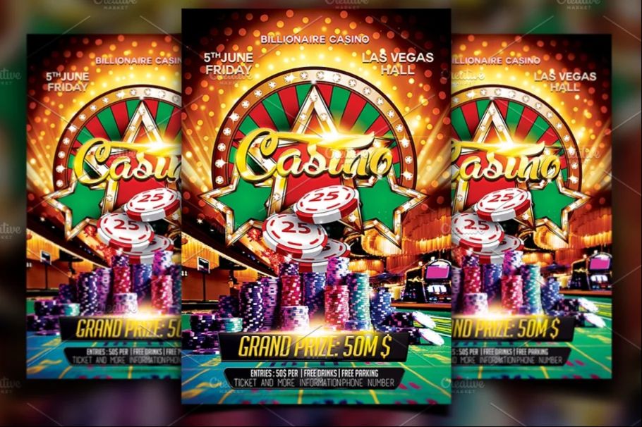 Casino Promotional Flyer Design