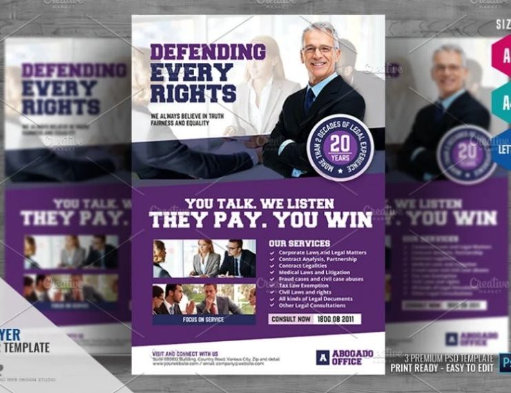 15+ Legal Services Flyer Template FREE Download