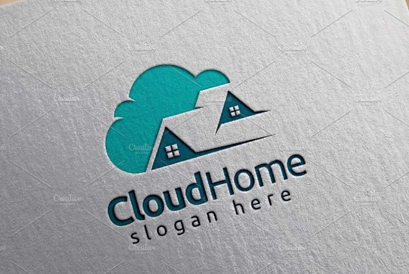 Cloud Home Logo Template
