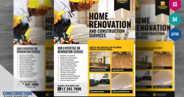 Construction Services Flyer Template