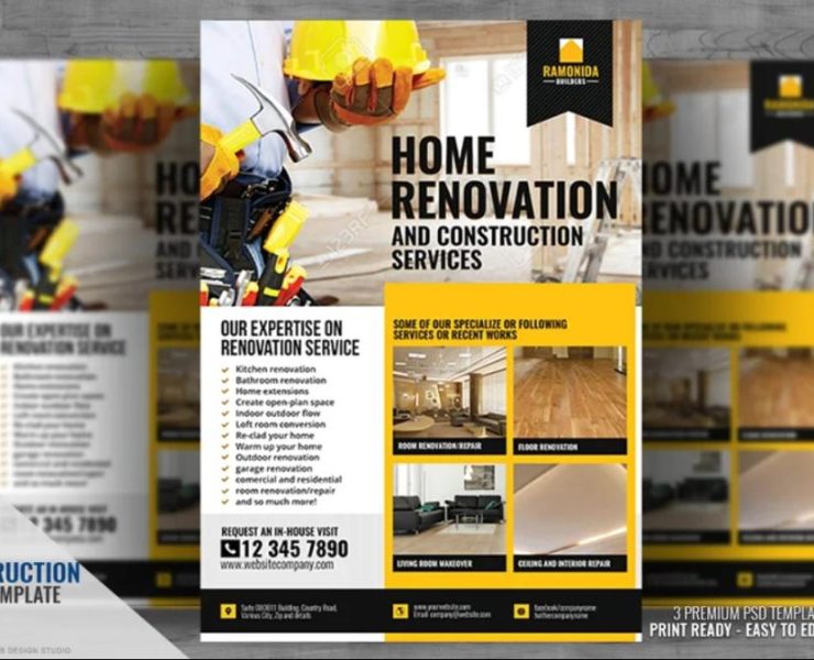 15+ Construction Services Flyer Template FREE Download