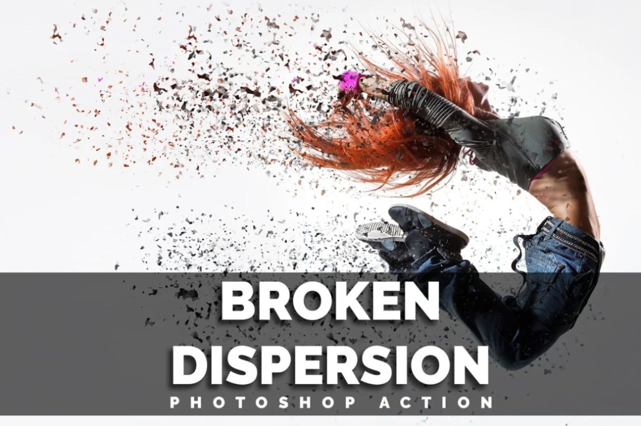 Creative Broken Dispersion Action