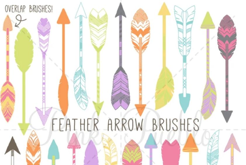 Feather Arrow Brushes