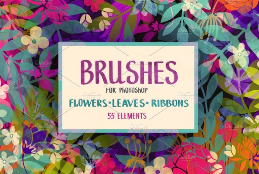 Creative Floral Photoshop Brushes