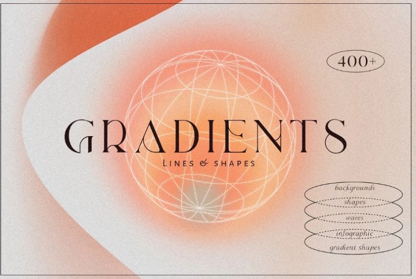 Creative Gradient Lines and Shapes