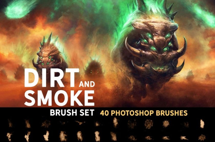 Dirt and Smoke PS Brush Set