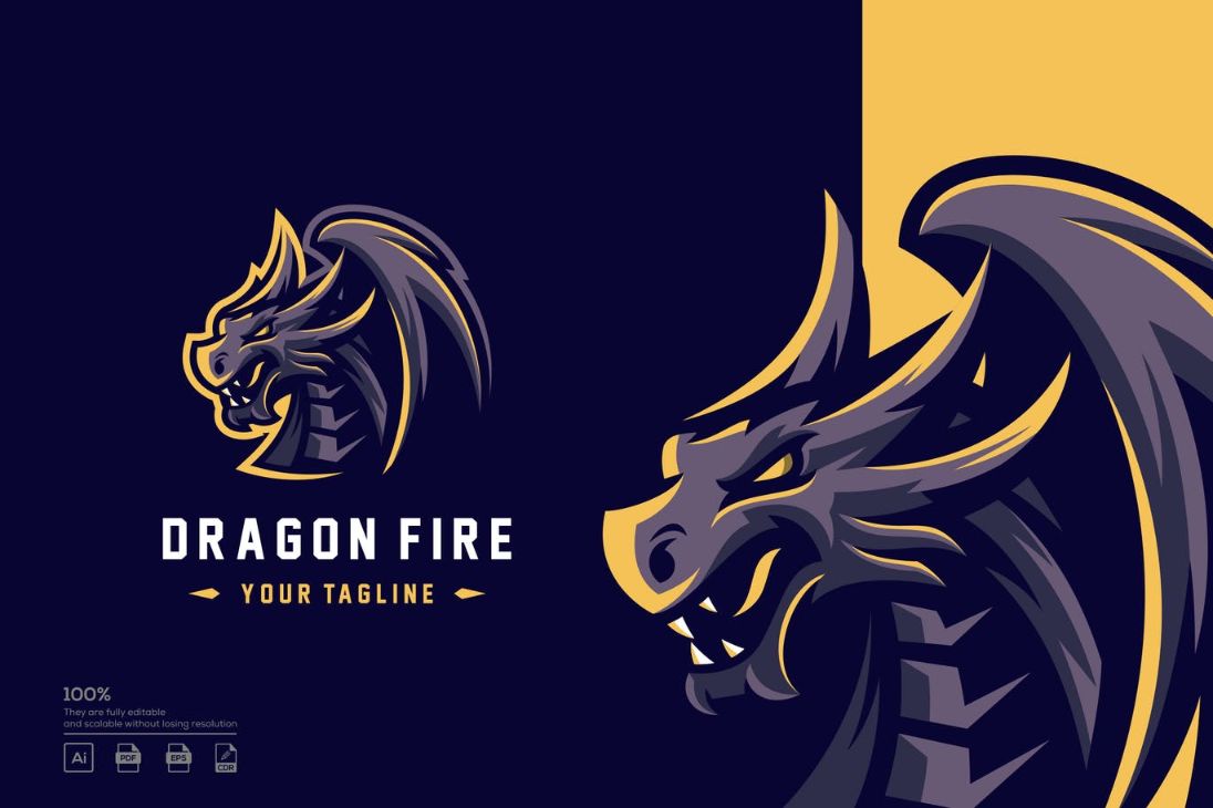 Dragon E Sports Identity Design