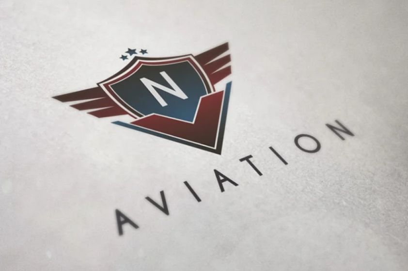 Editable Aviation Logo Design