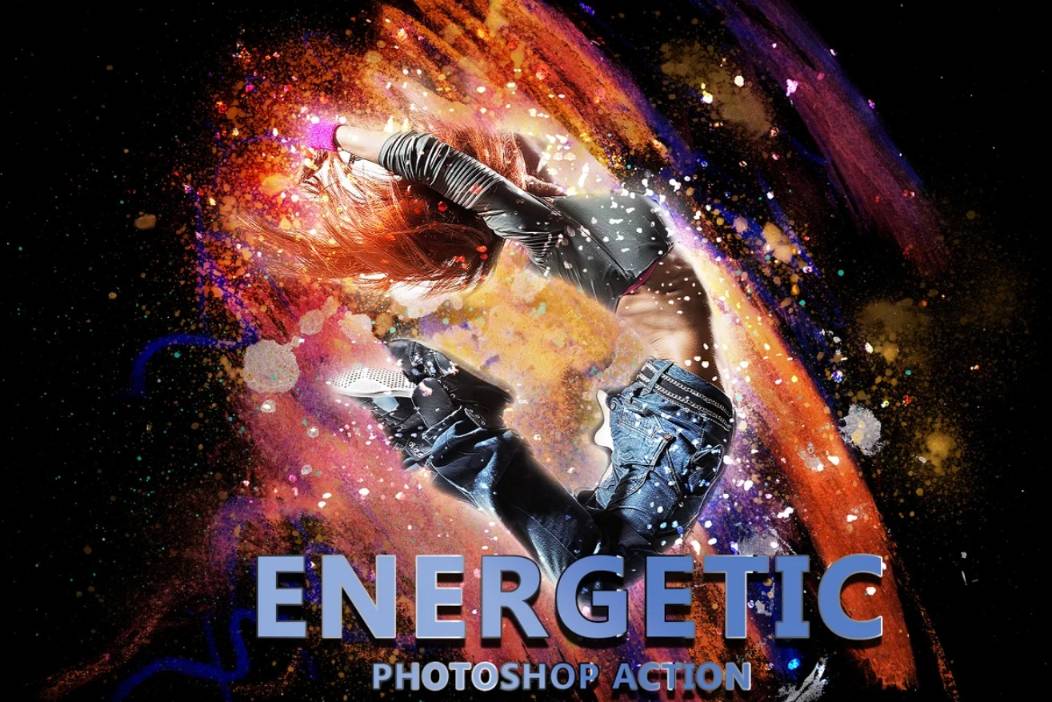 Energetic Photoshop Effect PS
