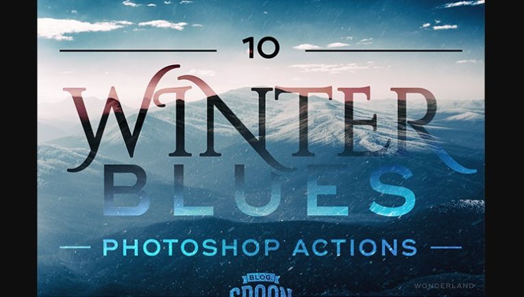 Free 10 Winter Photoshop Actions