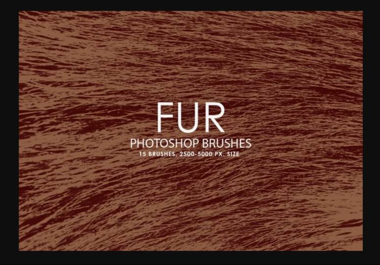 Free Animal Fur Brush Design
