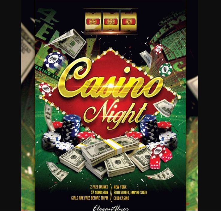 Free Casino Night Flyer Design