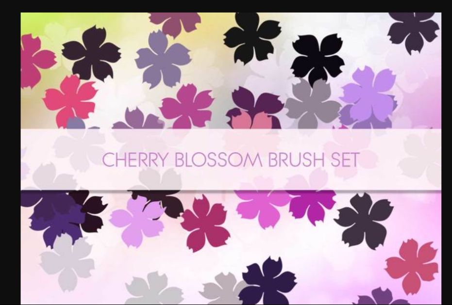 Free Cherry Blossom Brush Pack