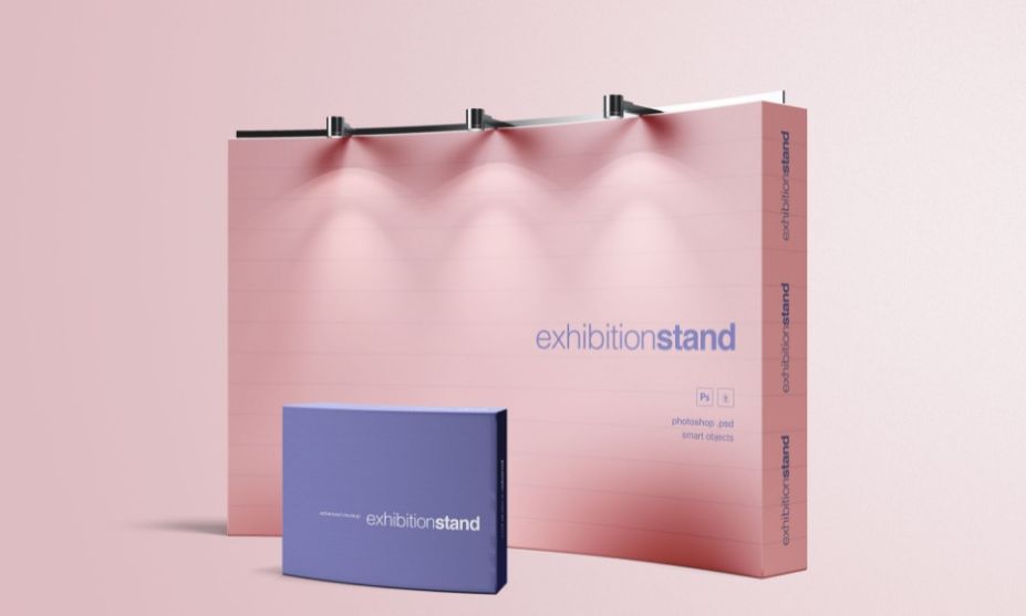 Free Exhibition Stand Mockup