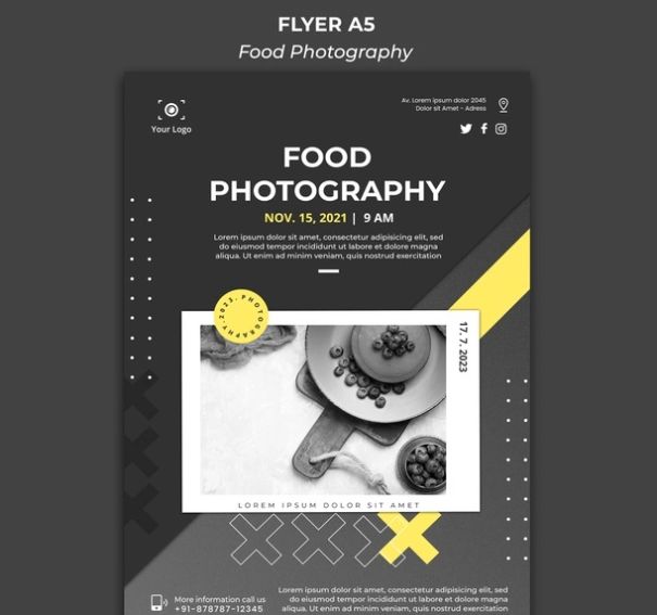 Free Food Photography Flyers
