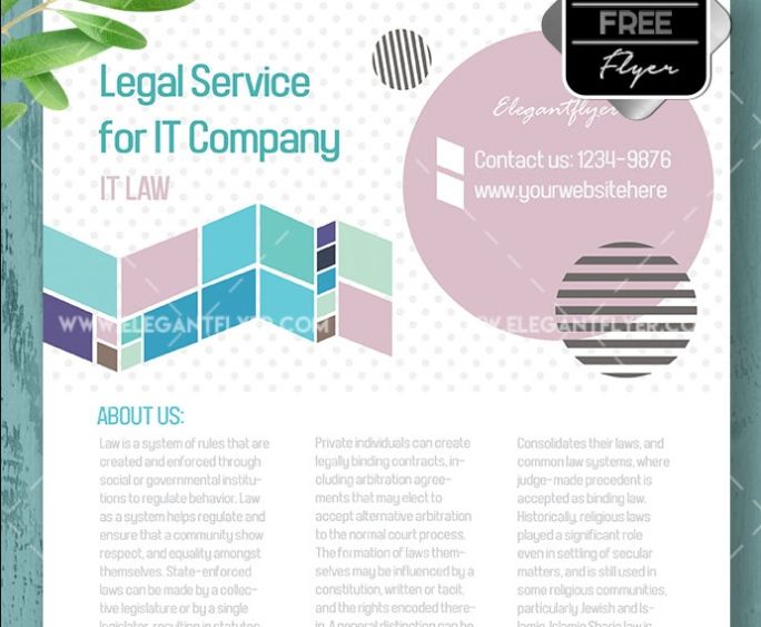 Free Legal Services Flyer Template