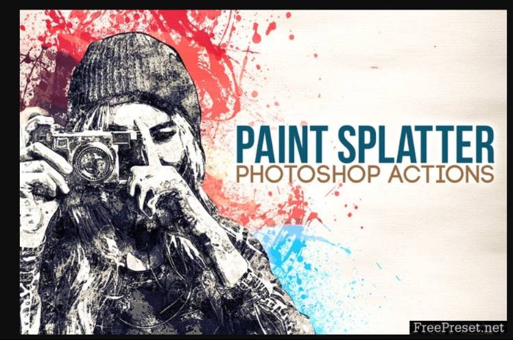 Free Paint Splatter Effect